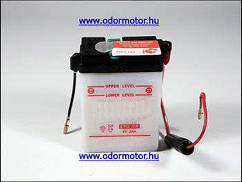 Morini akkumulátor enduro 6n2-2a motor alkatrész