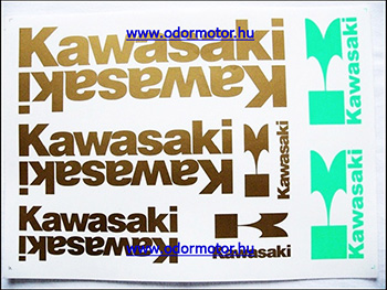 Kawasaki univerzális matrica készlet kawasaki arany motor alkatrész