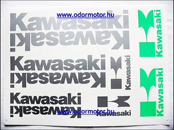 Kawasaki univerzális matrica készlet kawasaki ezüst motor alkatrész