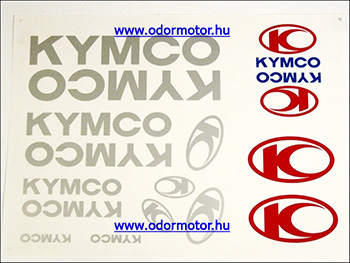 Kymco univerzális matrica készlet kymco ezüst motor alkatrész