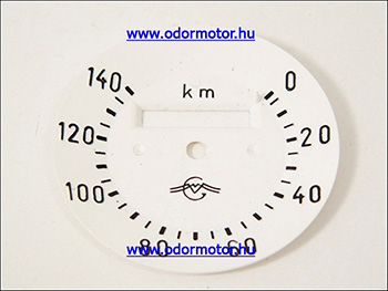 Pannónia t5-p10 kilométer óra számlap /140 km/h/ motor alkatrész