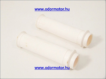 Pannónia univerzális gumi fogantyú pár /fehér/ motor alkatrész