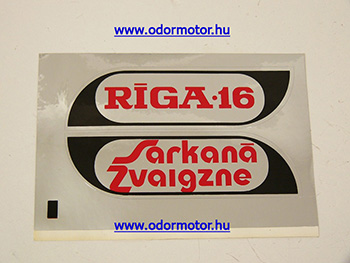 Riga 16 Matrica benzintankra /pár/