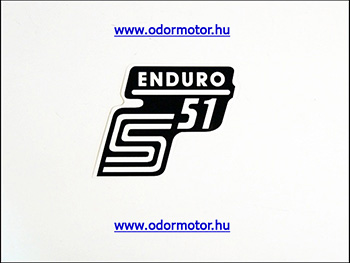 Simson univerzális matrica deknire enduro /fehér/ motor alkatrész