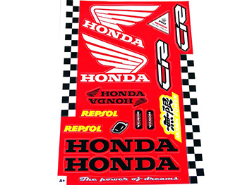 Honda univerzális matrica klt. honda nagy /magas kopásállóságú/ motor alkatrész