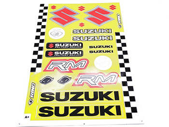 Suzuki univerzális matrica klt.  nagy /magas kopásállóságú/ motor alkatrész