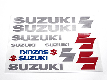 Suzuki univerzális matrica klt. suzuki ezüst motor alkatrész