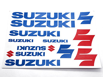 Suzuki univerzális matrica klt. suzuki kék motor alkatrész